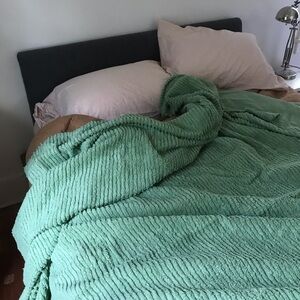 Vintage Mint Green Blanket